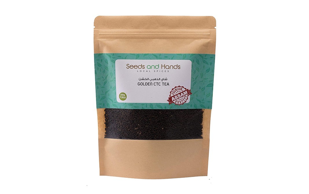 Seeds And Hands Golden CTC Tea    Pack  200 grams